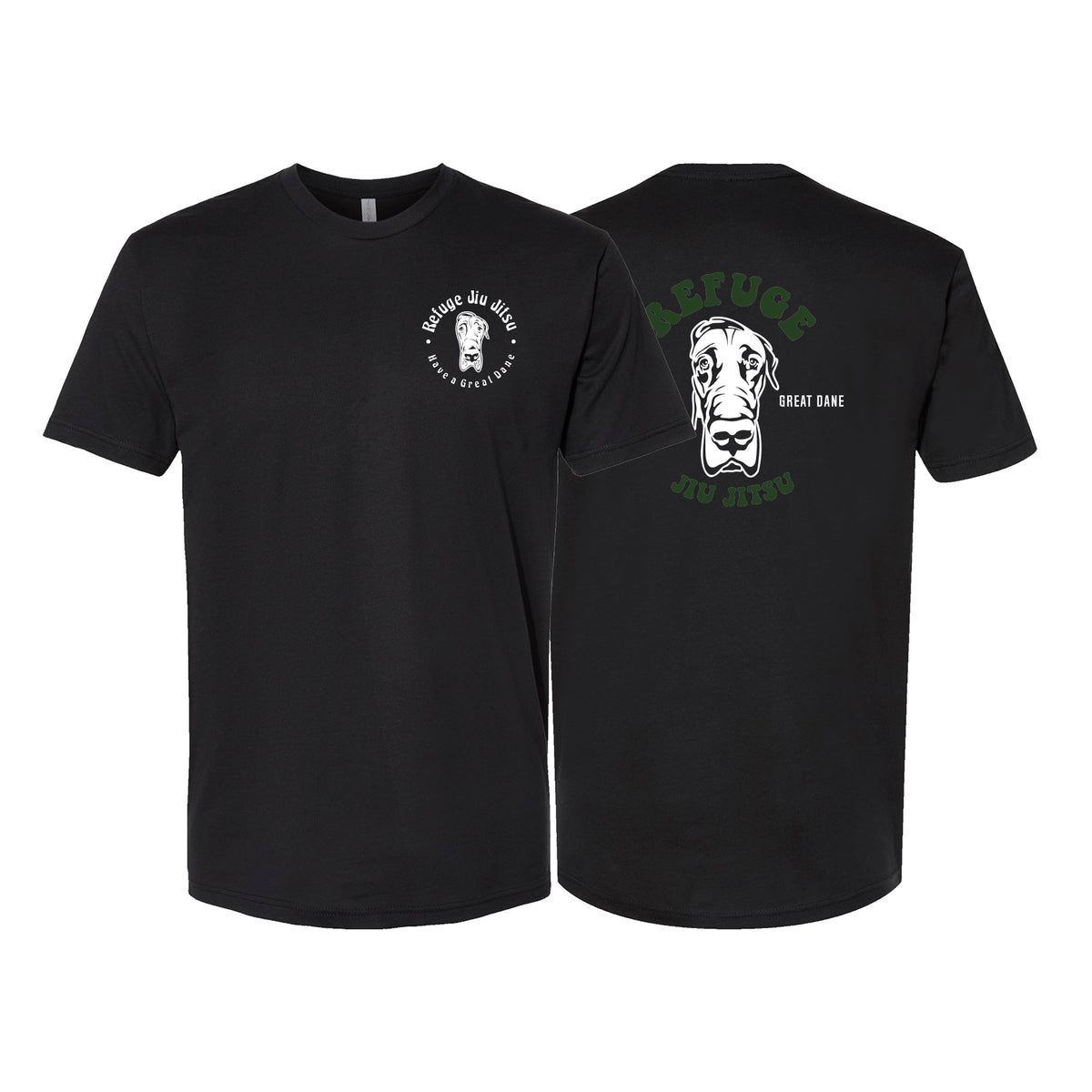 Refuge Jiu Jitsu Next Level Adult Shirts #8057 E (Great Dane)