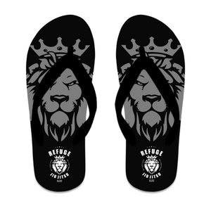 Refuge Jiu Jitsu Academy Flip Flops #8057 F