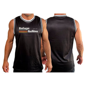 Refuge Jiu Jitsu Academy Basketball Jerseys #8057 G (RETRO LOGO)