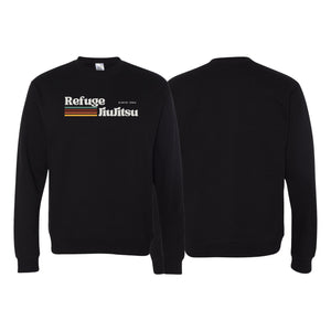 Refuge Jiu Jitsu Academy Crewneck Sweatshirt #8057 G (RETRO LOGO)