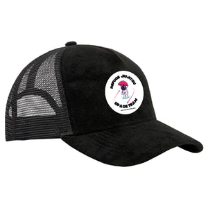 Refuge Jiu Jitsu Suede Trucker Hat #8057 J
