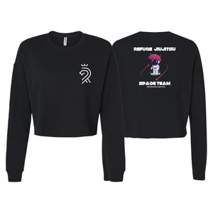 Refuge Jiu Jitsu Women's Cropped Crewneck Sweatshirt #8057 K