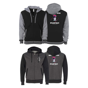 Refuge Jiu Jitsu Academy Varsity Zip-Up Hoodies #8057 K