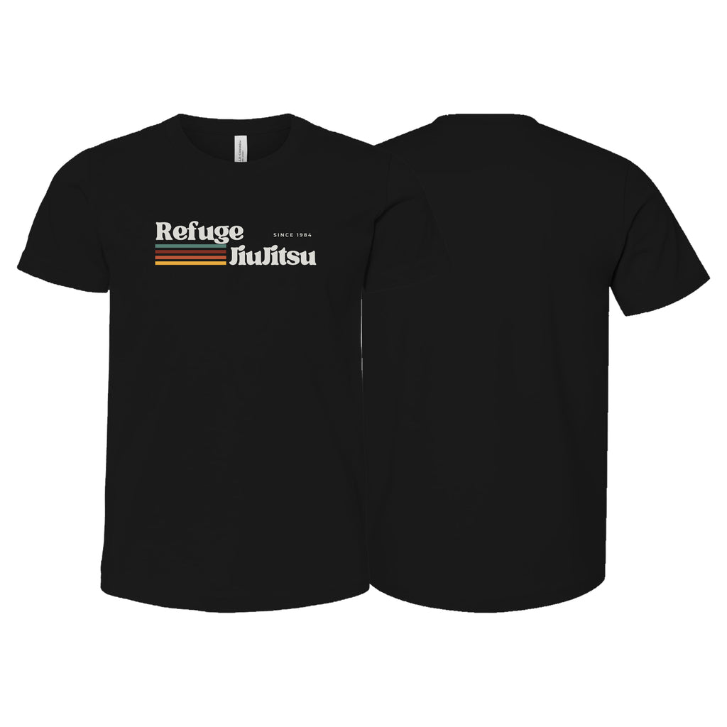 Refuge Jiu Jitsu Academy Kids Shirts #8057 G (RETRO LOGO)