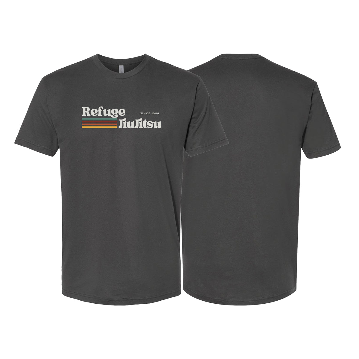 Refuge Jiu Jitsu Next Level Adult Shirts #8057 G (RETRO LOGO)