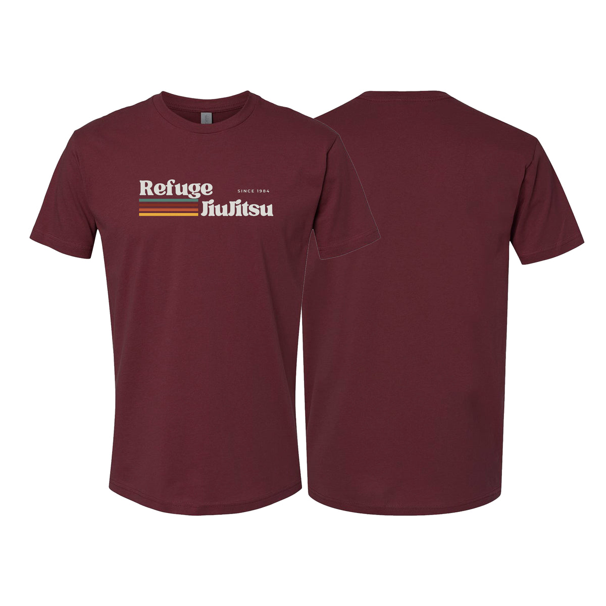 Refuge Jiu Jitsu Next Level Adult Shirts #8057 G (RETRO LOGO)