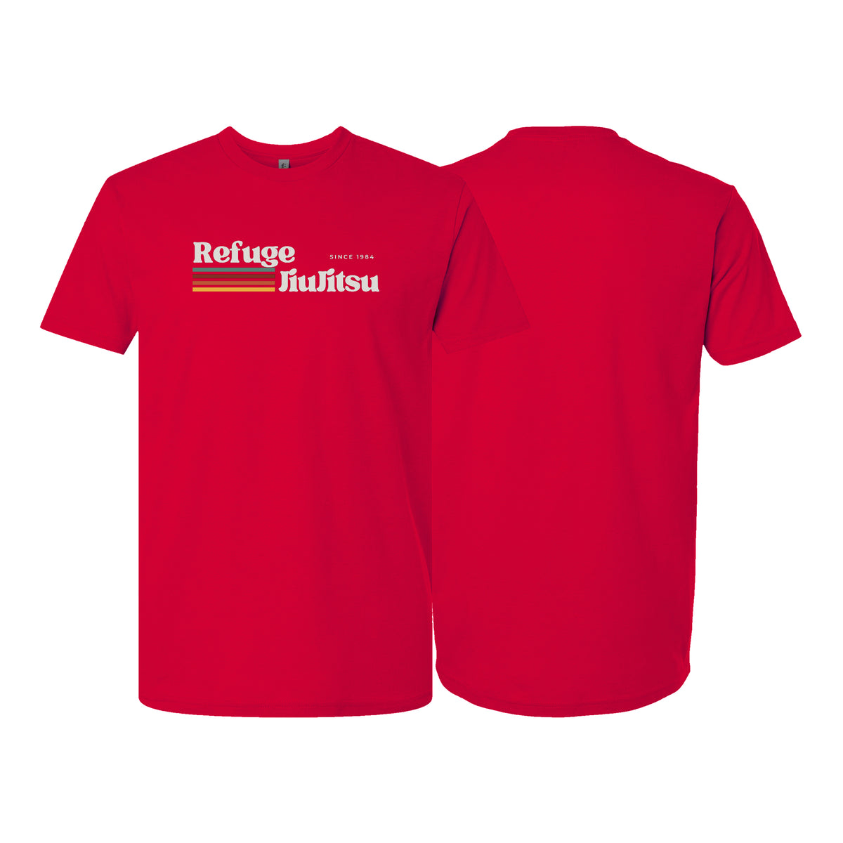 Refuge Jiu Jitsu Next Level Adult Shirts #8057 G (RETRO LOGO)