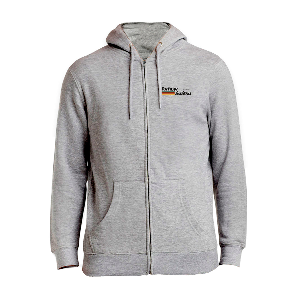 Refuge Jiu Jitsu Academy Zip-Up Hoodies #8057 I (RETRO LOGO)