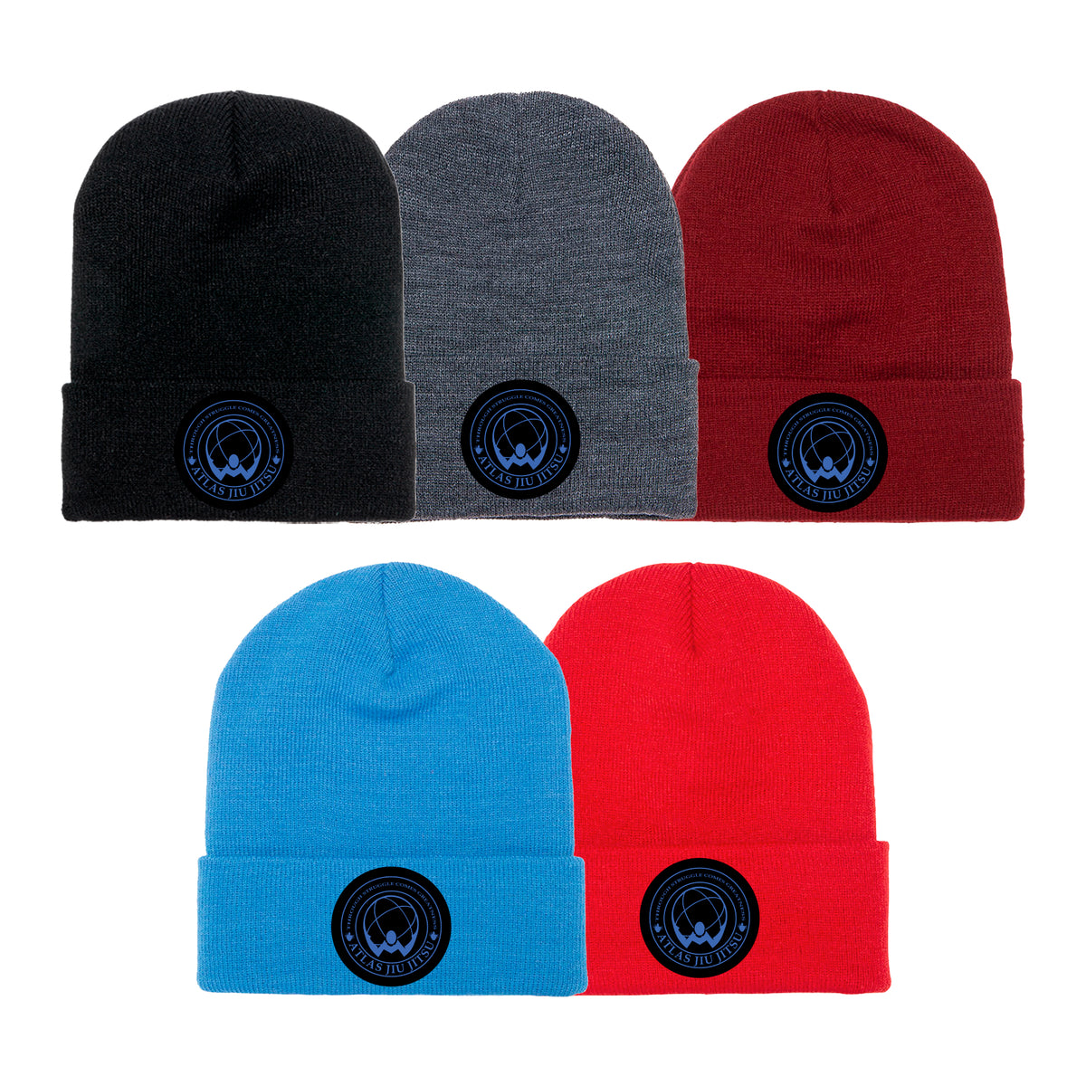 Atlas Jiu Jitsu Academy Beanies #8058 A
