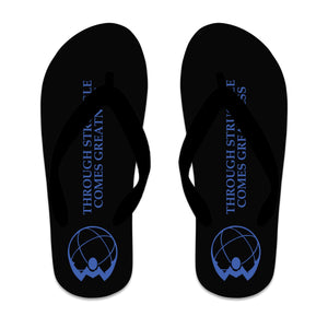 Atlas Jiu Jitsu Academy Flip Flops #8058 A