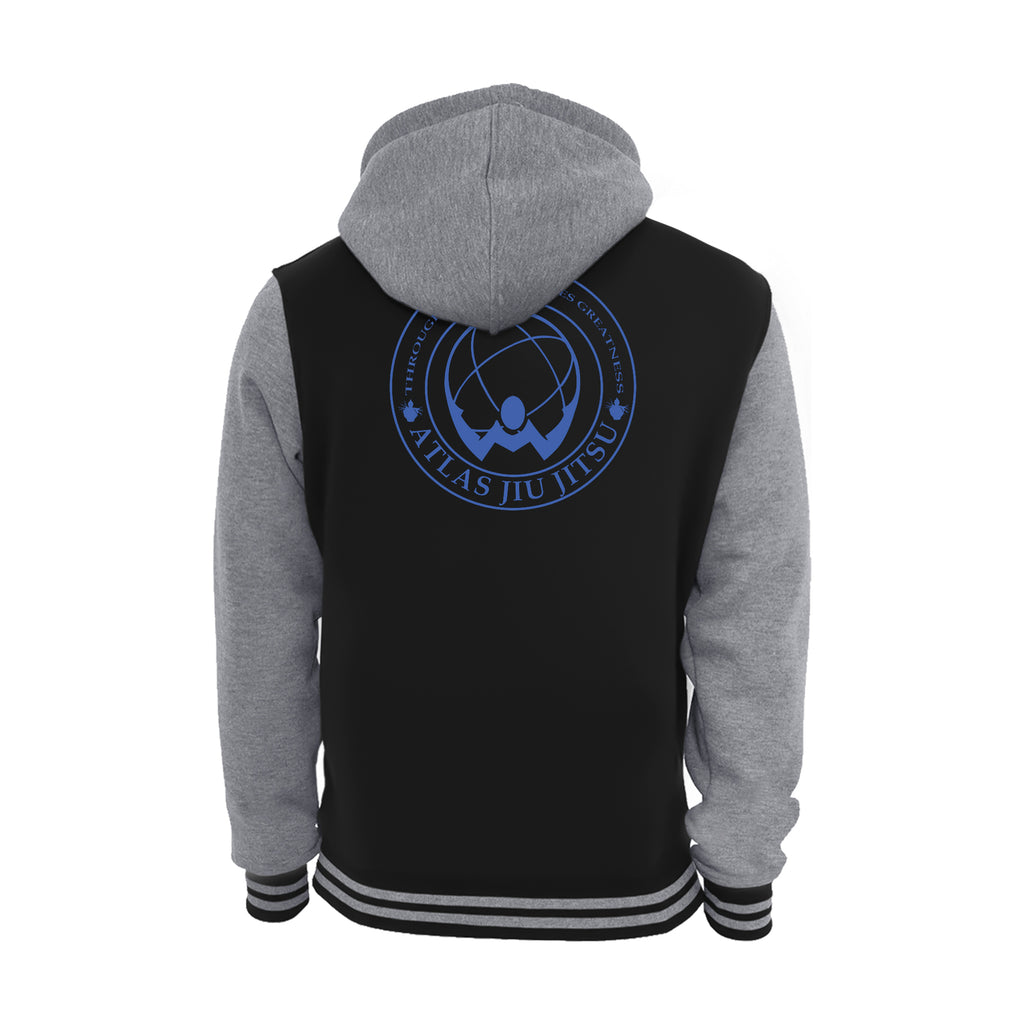 Atlas Jiu Jitsu Academy Varsity Zip-Up Hoodies #8058 A