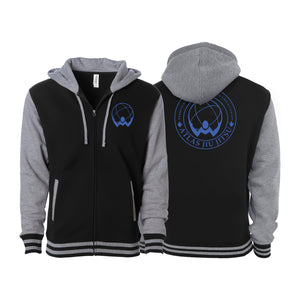 Atlas Jiu Jitsu Academy Varsity Zip-Up Hoodies #8058 A
