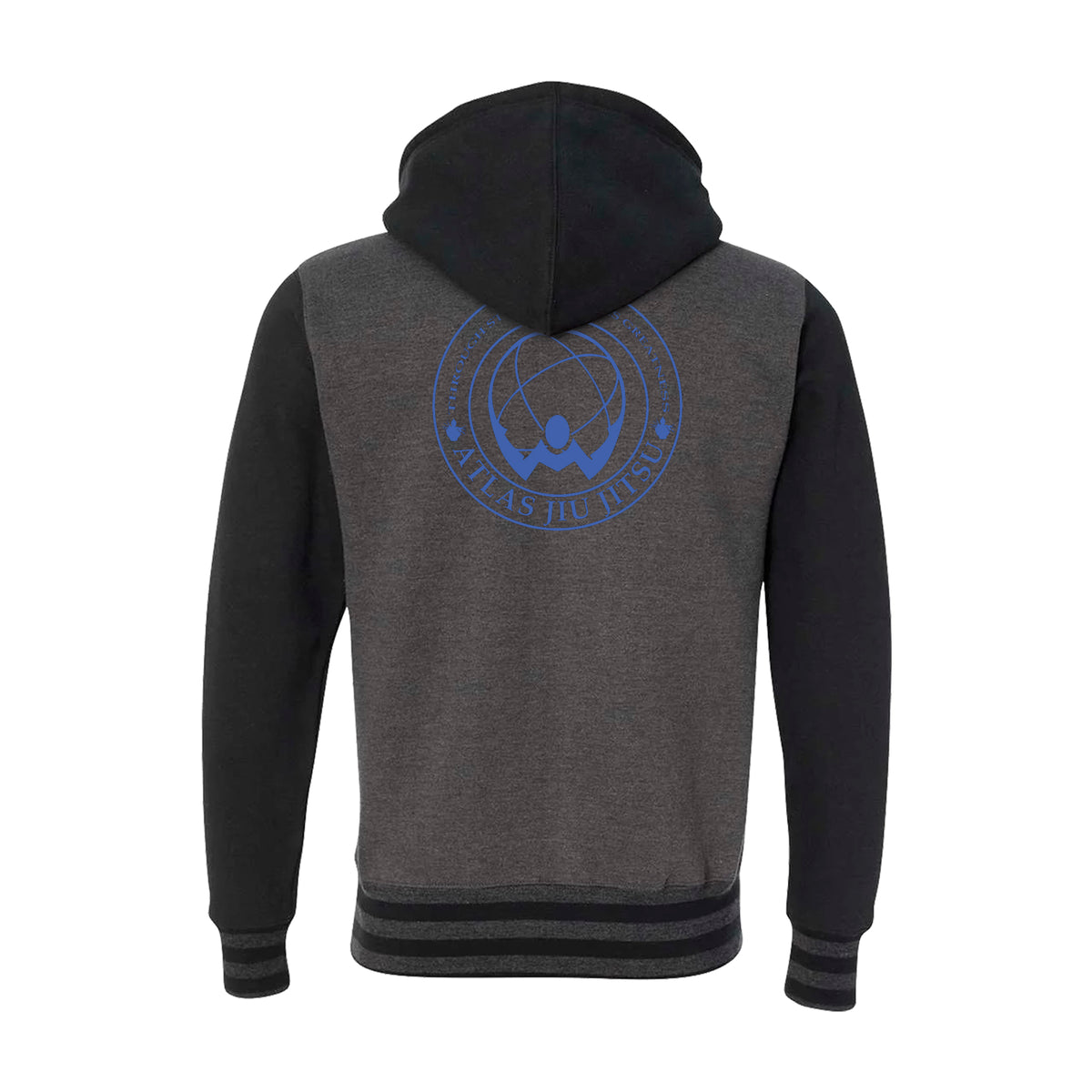 Atlas Jiu Jitsu Academy Varsity Zip-Up Hoodies #8058 A