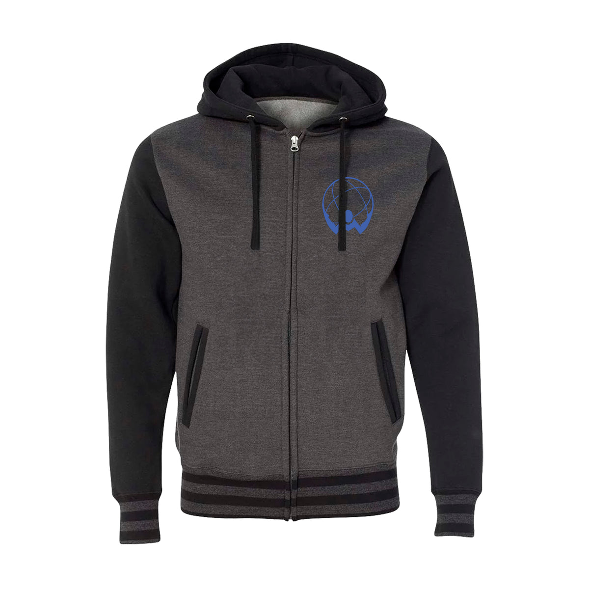 Atlas Jiu Jitsu Academy Varsity Zip-Up Hoodies #8058 A