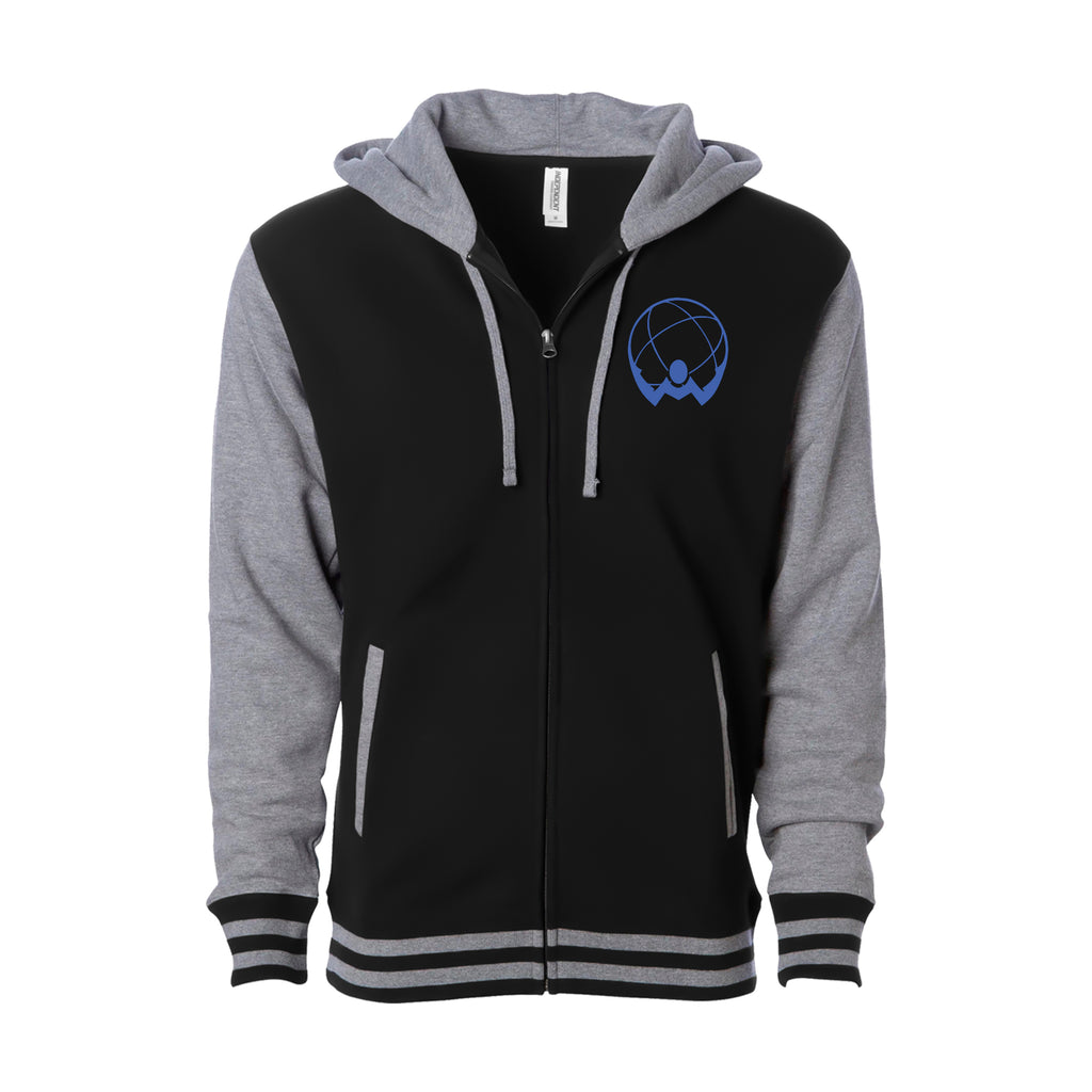 Atlas Jiu Jitsu Academy Varsity Zip-Up Hoodies #8058 A