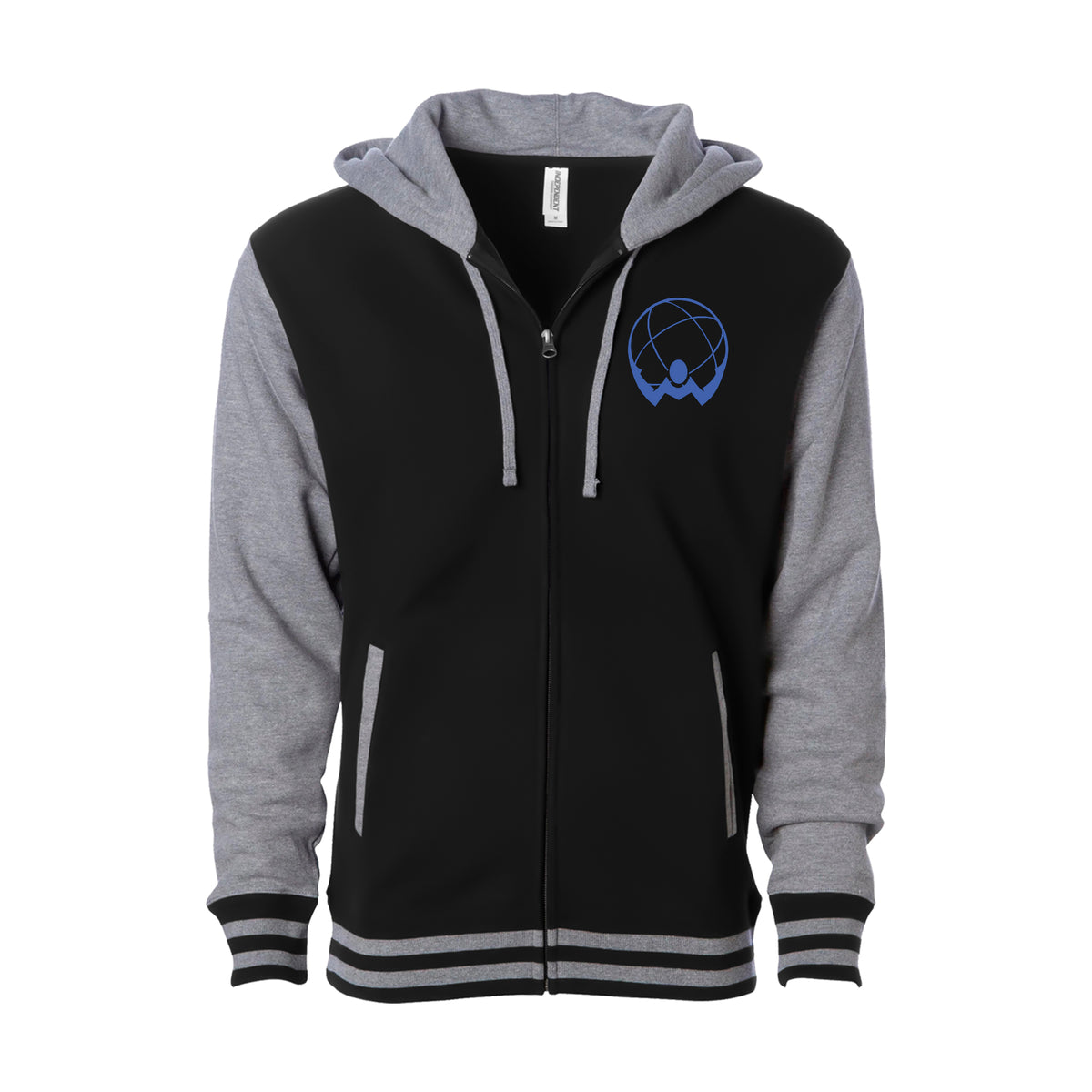 Atlas Jiu Jitsu Academy Varsity Zip-Up Hoodies #8058 A