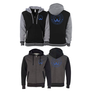 Atlas Jiu Jitsu Academy Varsity Zip-Up Hoodies #8058 A