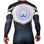 Atlas Jiu Jitsu Academy Rash Guards Black/White #8058 A
