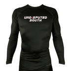 Undisputed South All Black Custom Rash Guards Long Sleeves #8059 A