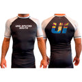 Undisputed South All Black Ranked Short Sleeve Rash Guards #8059 A