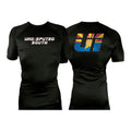 Undisputed South All Black Custom Rash Guards Short Sleeves #8059 A