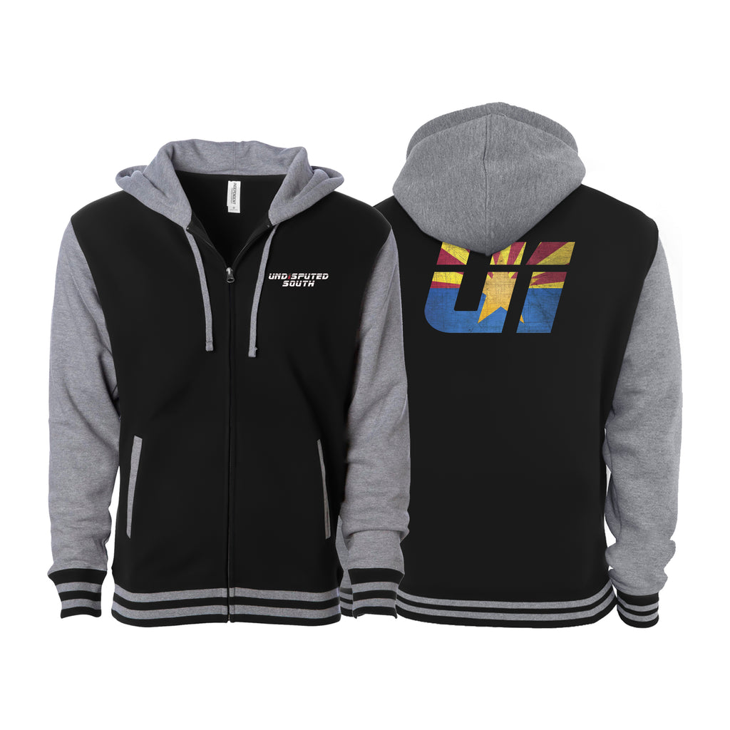 Undisputed South Academy Varsity Zip-Up Hoodies #8059 B