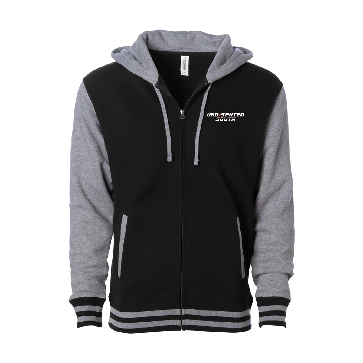 Undisputed South Academy Varsity Zip-Up Hoodies #8059 B