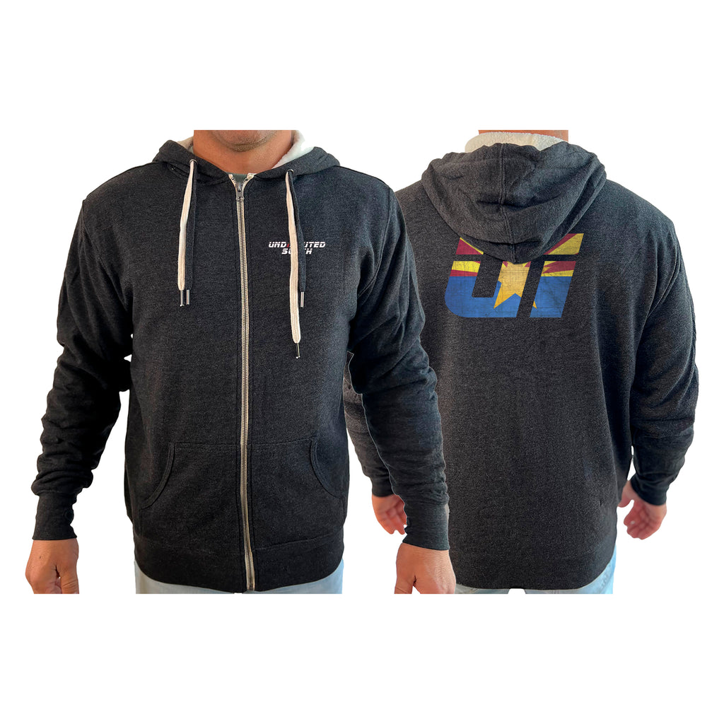 Undisputed South Academy Sherpa Lined Zip-Up Hoodie #8059 B