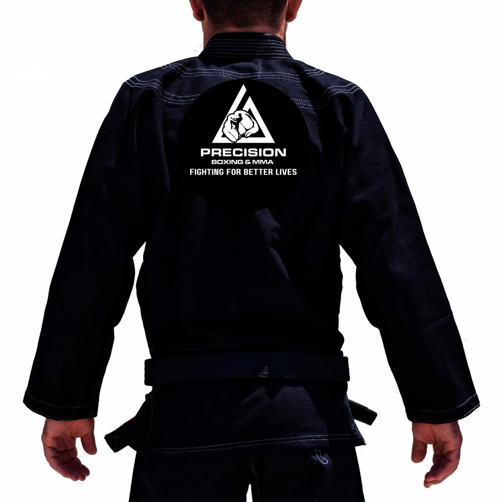 Precision Boxing and MMA Academy Adults Gi - Black #1490 A