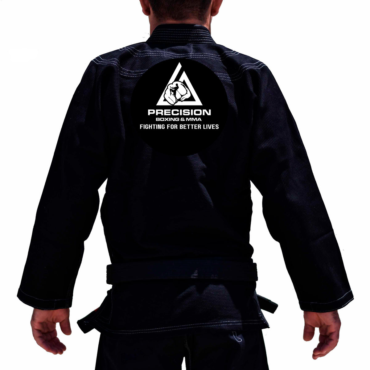 Precision Boxing and MMA Academy Adults Gi - Black #1490 A