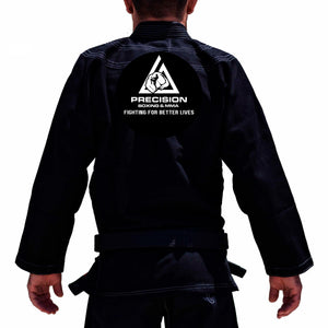 Precision Boxing and MMA Academy Adults Gi - Black #1490 A
