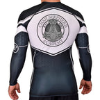 Chad Shepherd Academy Rash Guards Black/White #8060 A