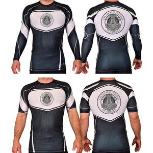 Chad Shepherd Academy Rash Guards Black/White #8060 A