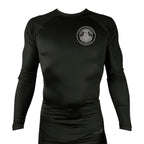 Chad Shepherd All Black Custom Rash Guards Long Sleeves #8060 A