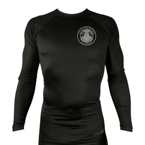 Chad Shepherd All Black Custom Rash Guards Long Sleeves #8060 A