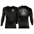 Chad Shepherd All Black Custom Rash Guards Long Sleeves #8060 A