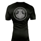 Chad Shepherd All Black Custom Rash Guards Short Sleeves #8060 A