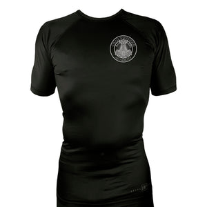 Chad Shepherd All Black Custom Rash Guards Short Sleeves #8060 A