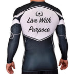 Veterans Breakthrough Academy Rash Guards Black/White #8061 A