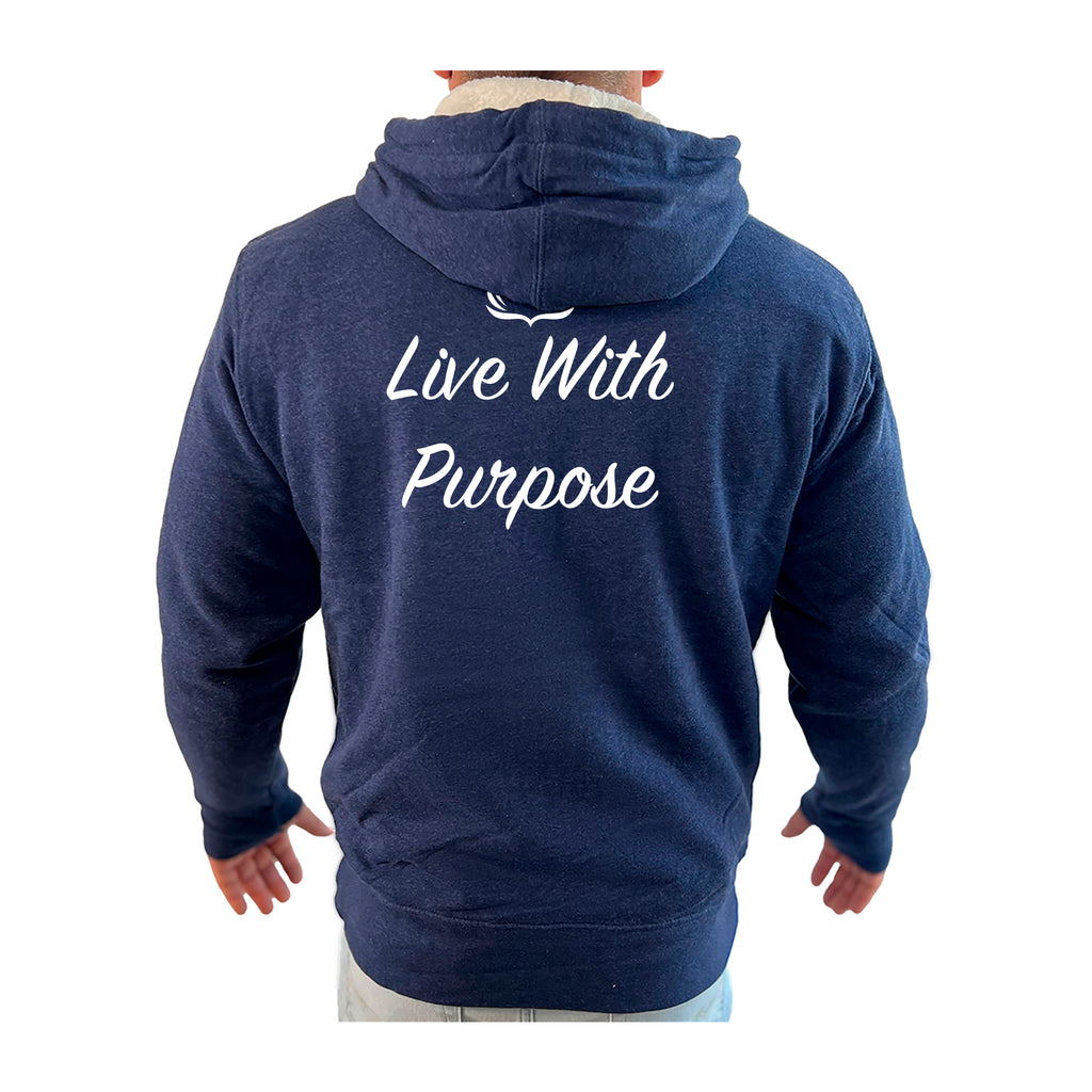 Veterans Breakthrough Academy Sherpa Lined Zip-Up Hoodie #8061 D