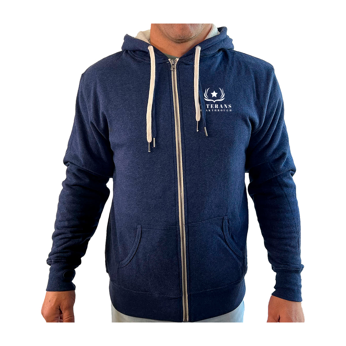 Veterans Breakthrough Academy Sherpa Lined Zip-Up Hoodie #8061 D