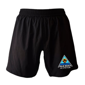 Palm Beach Jiu-Jitsu Club All Black Custom Shorts 2.0 #8063 A 
