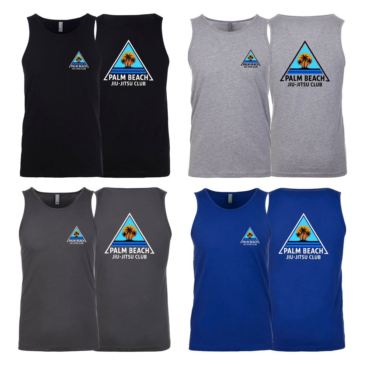 Palm Beach Jiu-Jitsu Club Next Level Tank Tops #8063 A 