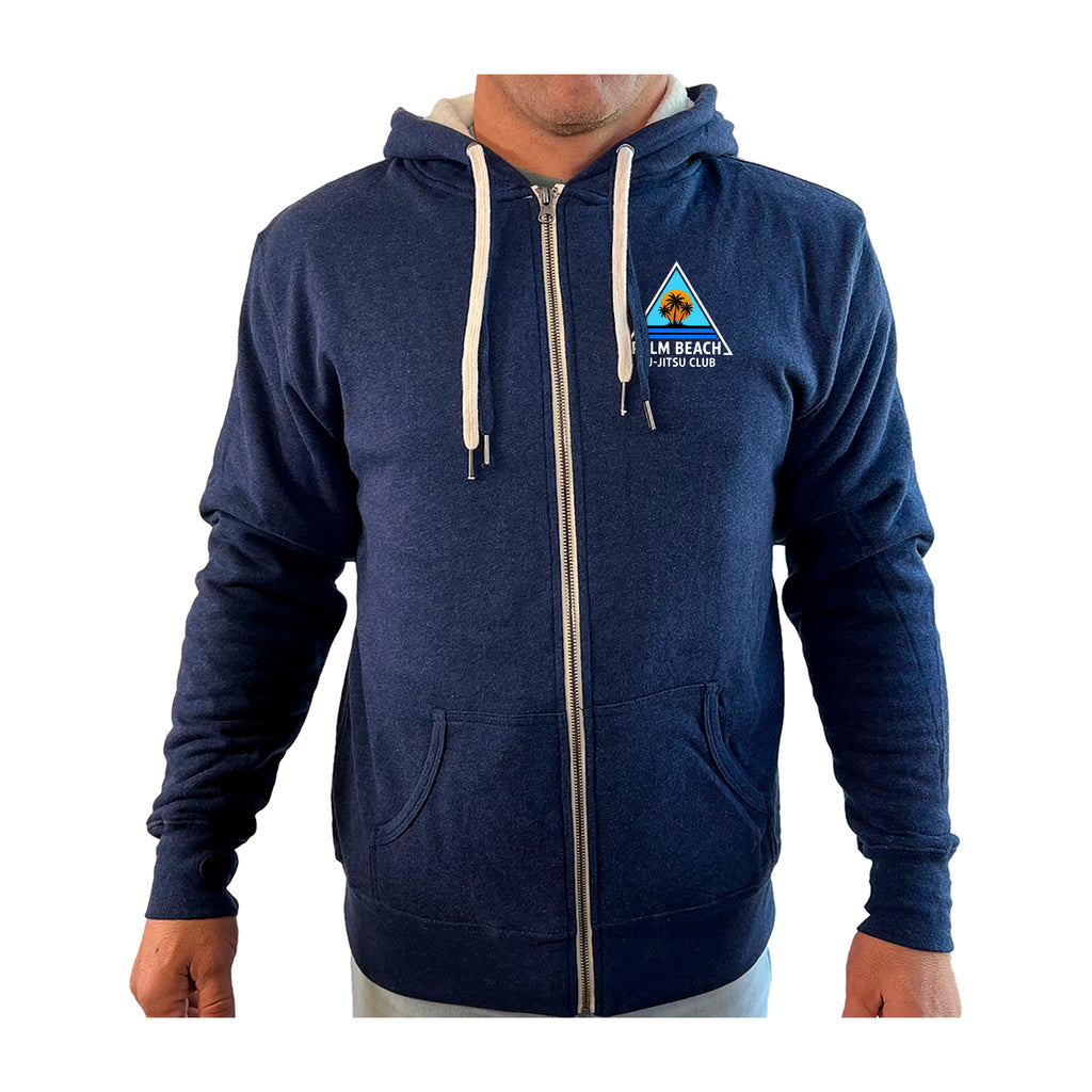 Palm Beach Jiu-Jitsu Club Academy Sherpa Lined Zip-Up Hoodie #8063 A 