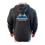 Palm Beach Jiu-Jitsu Club Academy Sherpa Lined Zip-Up Hoodie #8063 A 