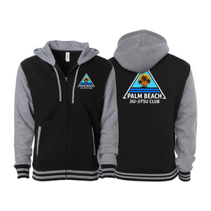 Palm Beach Jiu-Jitsu Club Academy Varsity Zip-Up Hoodies #8063 A 