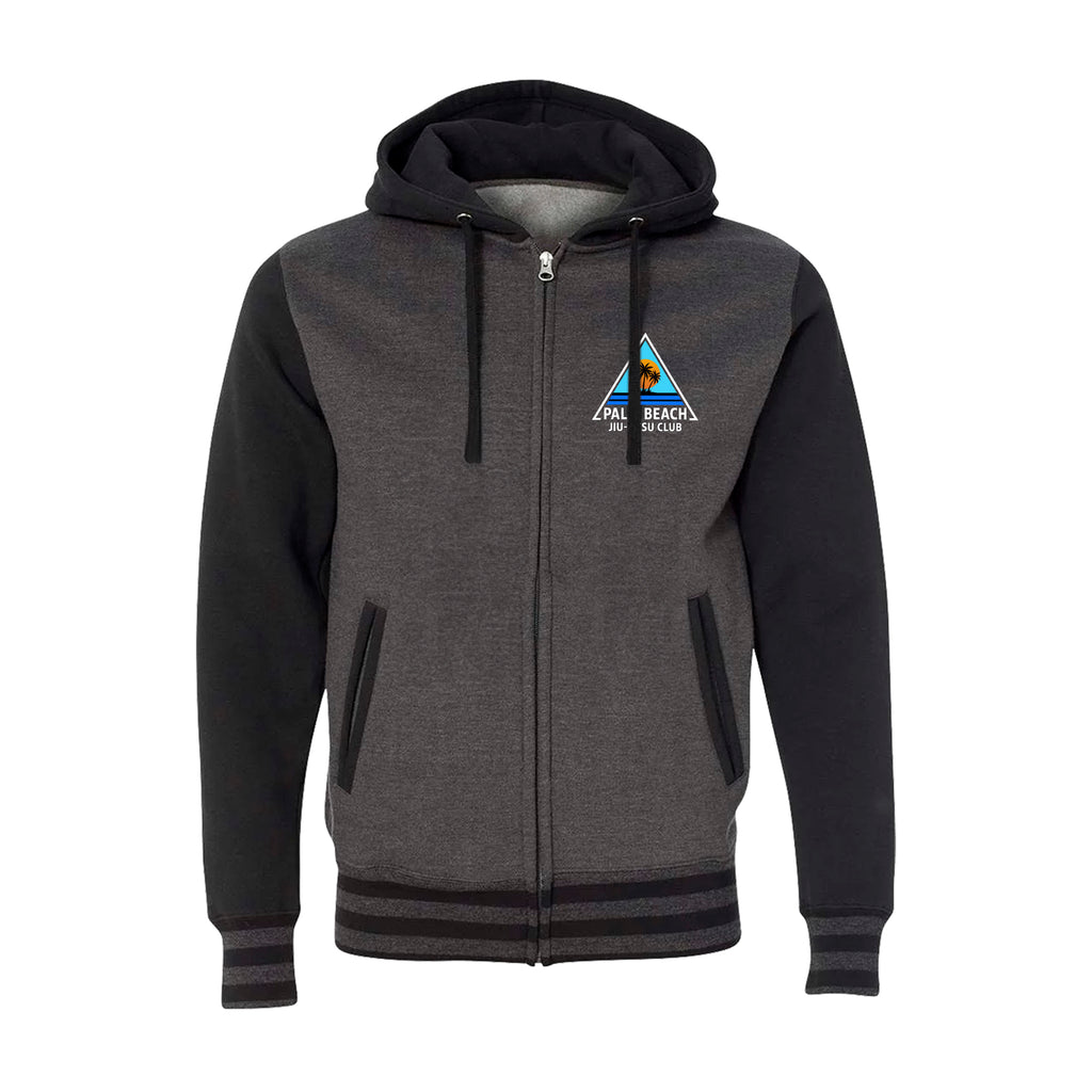 Palm Beach Jiu-Jitsu Club Academy Varsity Zip-Up Hoodies #8063 A 