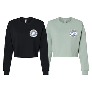 Plus One Defense Systems Women's Cropped Crewneck Sweatshirt #8064 A