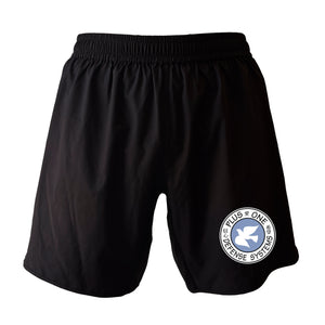 Plus One Defense Systems All Black Custom Shorts 2.0 #8064 A