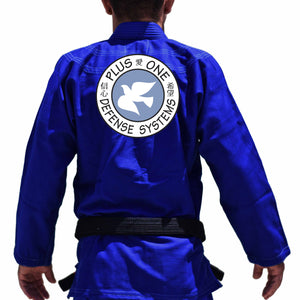 Plus One Defense Systems Academy Adults Gi - Blue #624 A